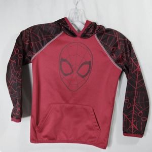 Jumping Bean Boys Spider-Man Hood Sweater Red